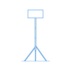 Furniture Floor Lamps Stilt Floor Lamp Stencil Svg Vector, Free Vectors File